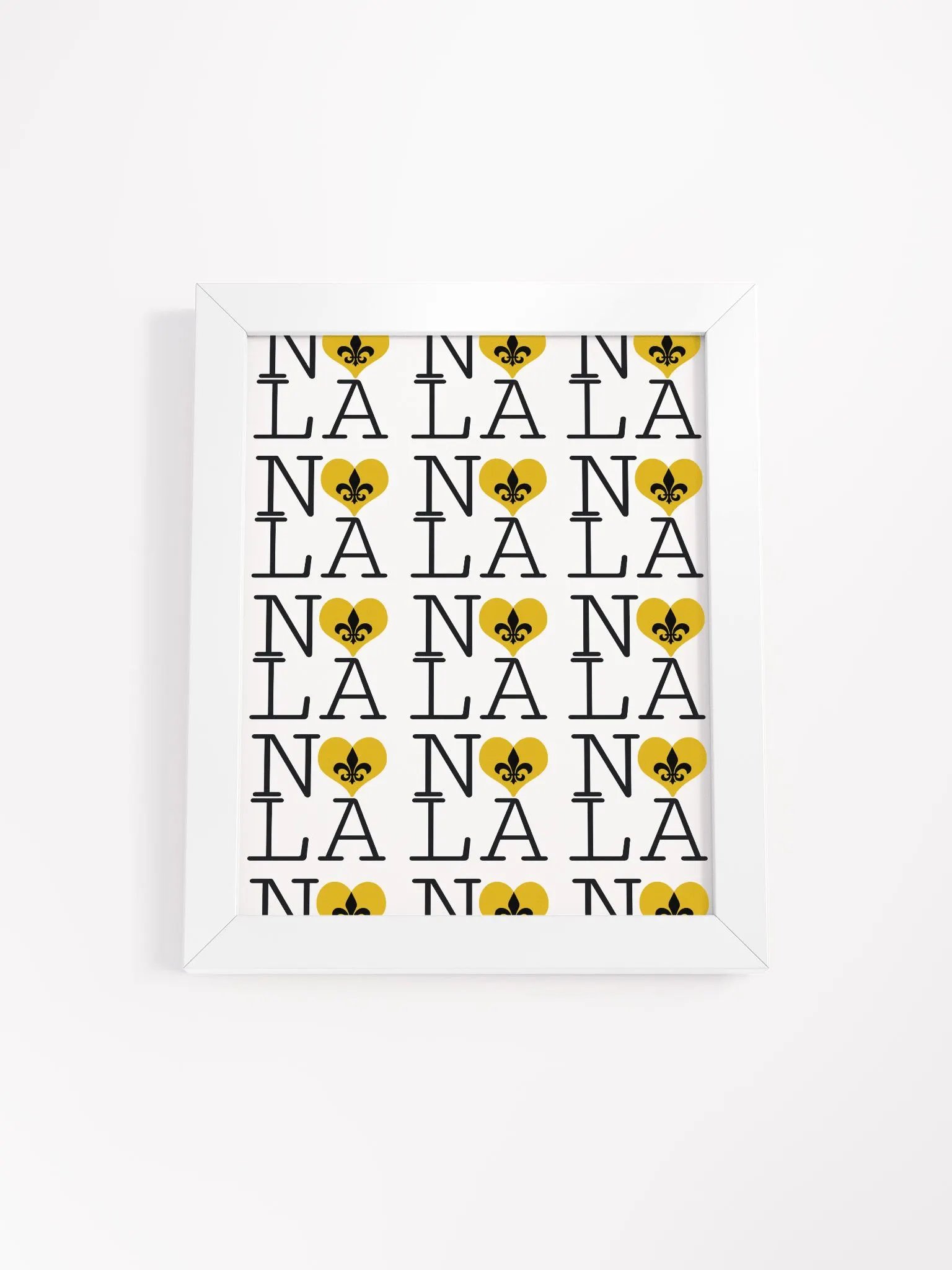 I LOVE NOLA **LEGACY POSTER** (GOLD HEART INFINITY WALL) product image (13)