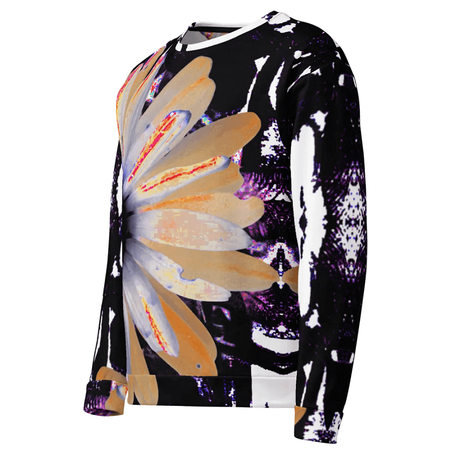 Abstract Neon Daises Unisex Sweatshirt product image (5)
