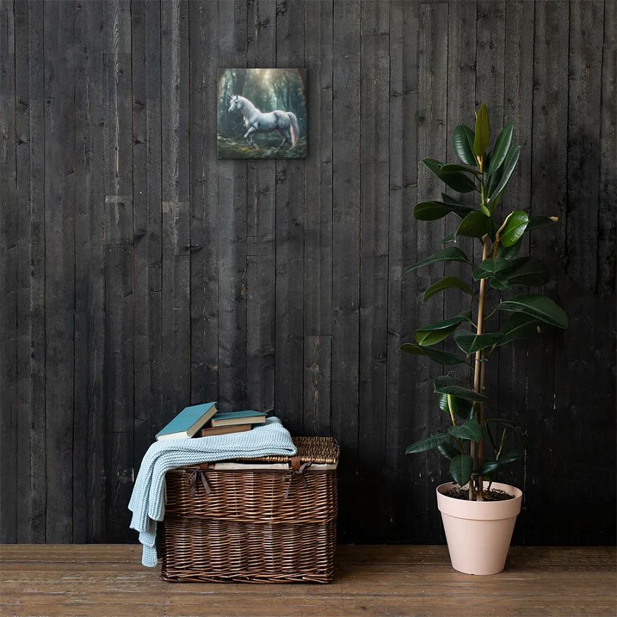 Unicorn In Magical Forest Wall Art product image (4)