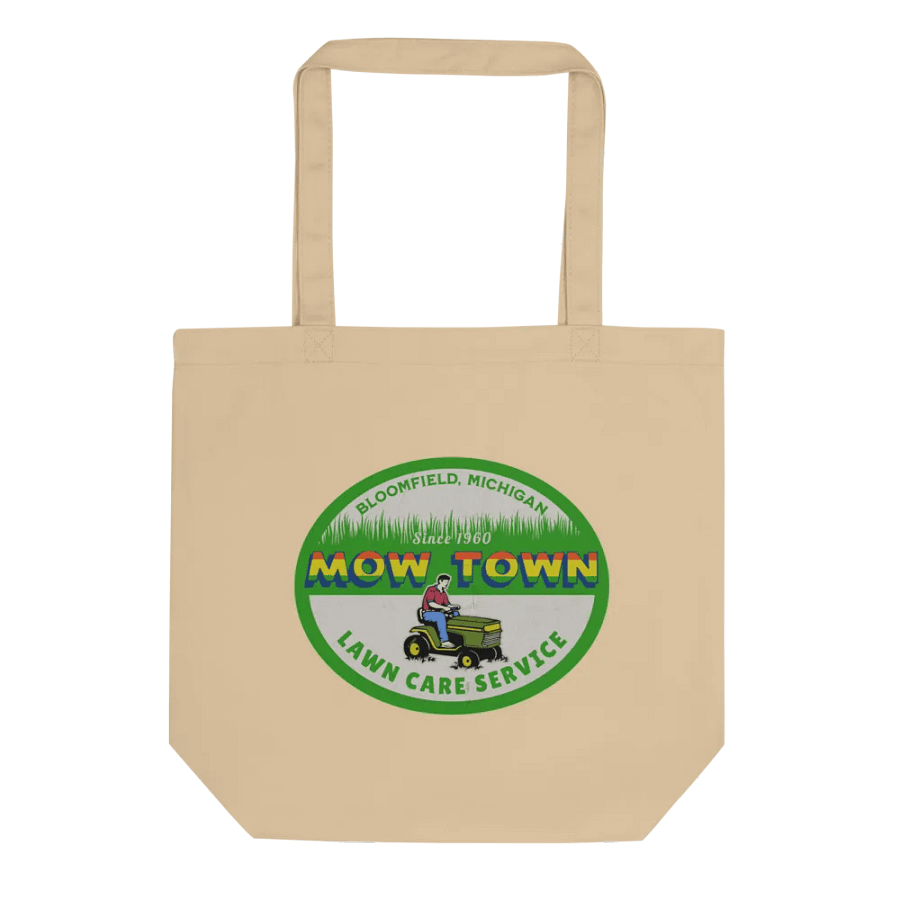 Mow Town Canvas Tote product image (1)