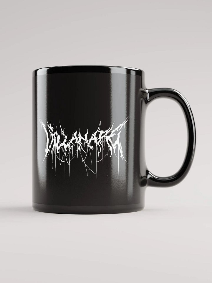 Villanarei Metal Logo Black Glossy Mug product image (1)