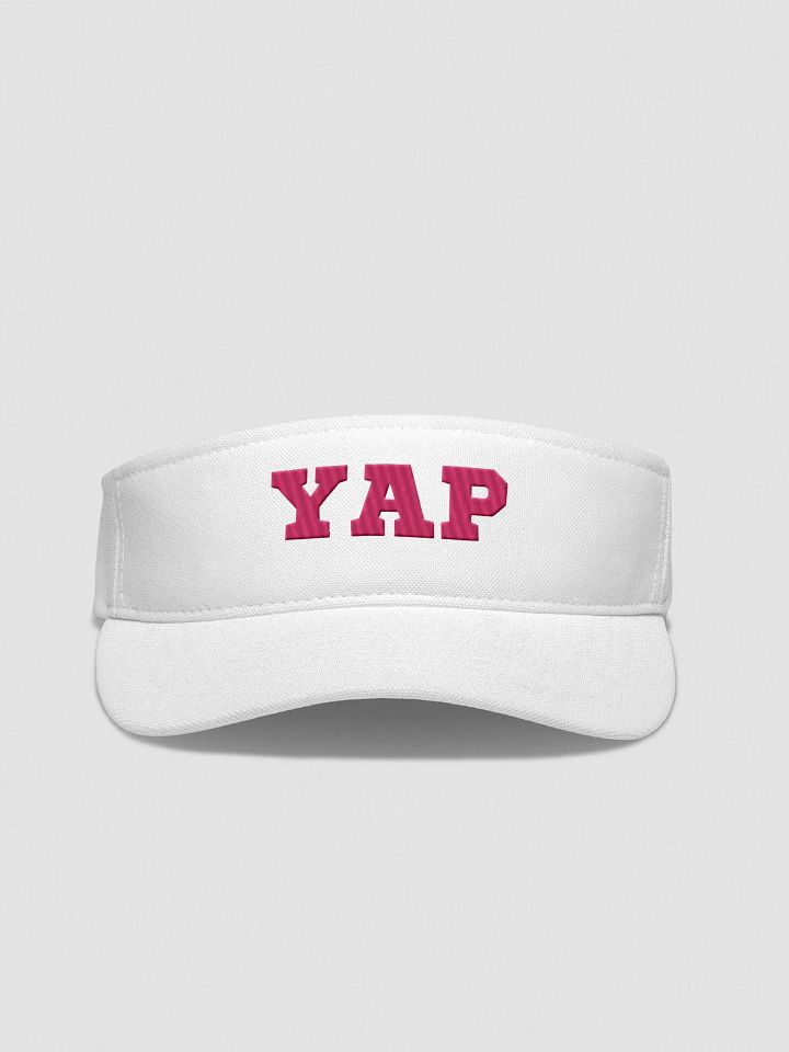 YAP embroidered visor product image (1)
