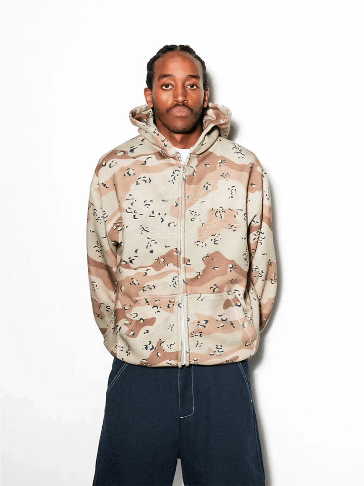 Breakdown Zip-Thru Hood, Desert Camo product image (1)