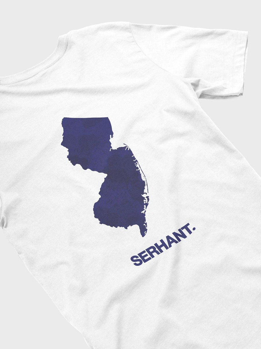 SERHANT. New Jersey White State T-Shirt product image (5)