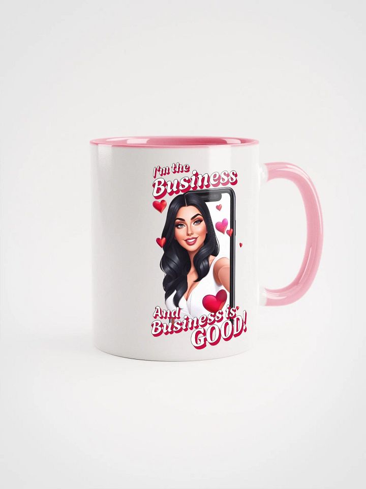 I'm The Business - Social Media Influencer - Ceramic Mug with Color Inside - v5 product image (1)