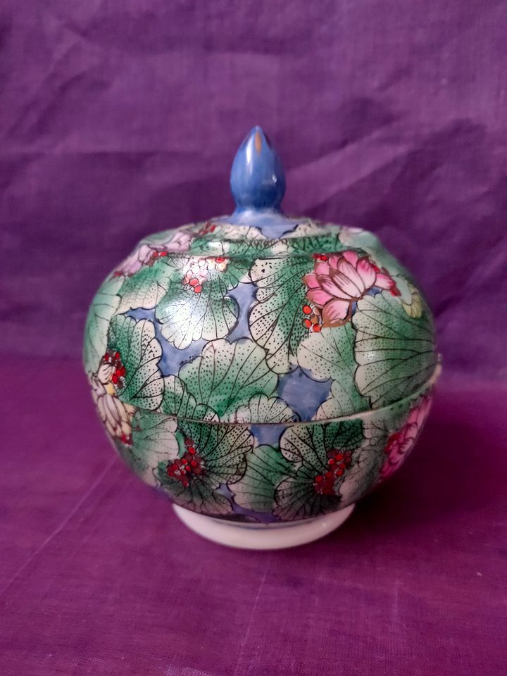 Guarda joias Oriental em Verde e Azul – Peça de Decoração única e Exclusiva product image (2)