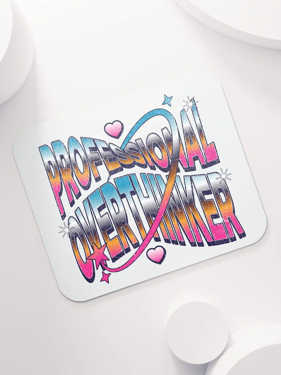 Professional Overthinker Orbiting Thoughts Mouse Pad product image (5)