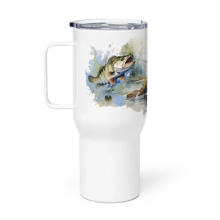 Fishing Bear Travel Mug product image (2)
