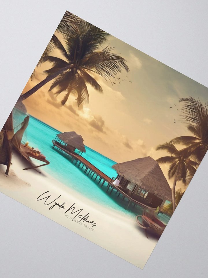 Maldives Scenery Sticker product image (4)