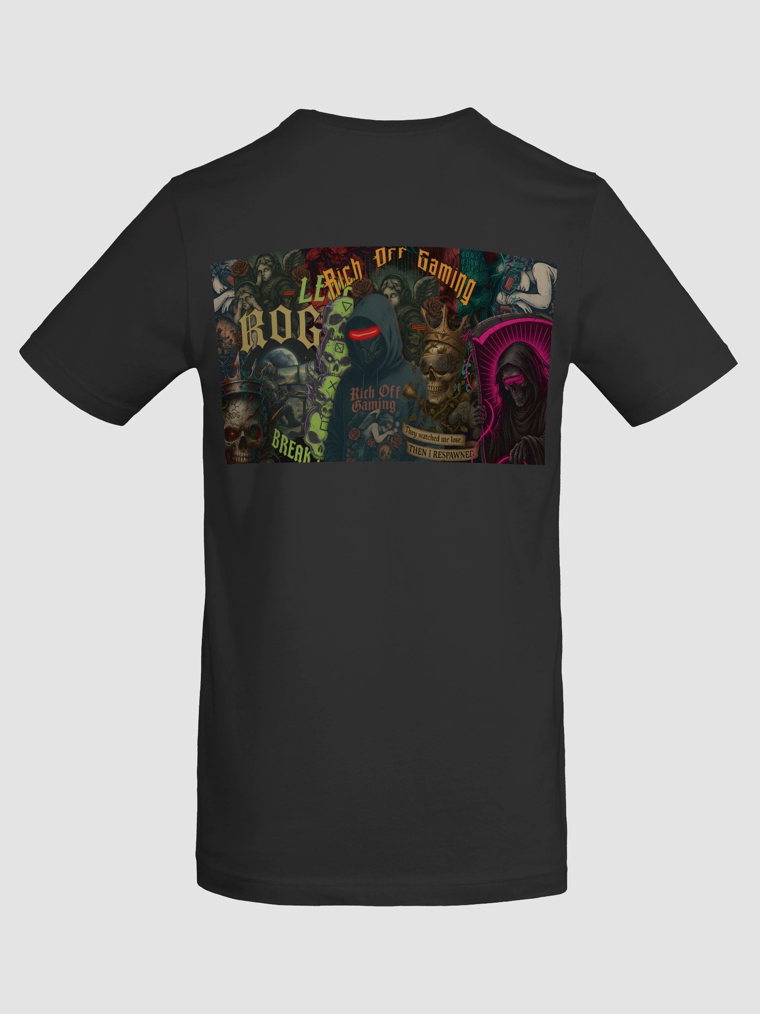 Gothic Logo ROG Monochrome T-Shirt product image (8)
