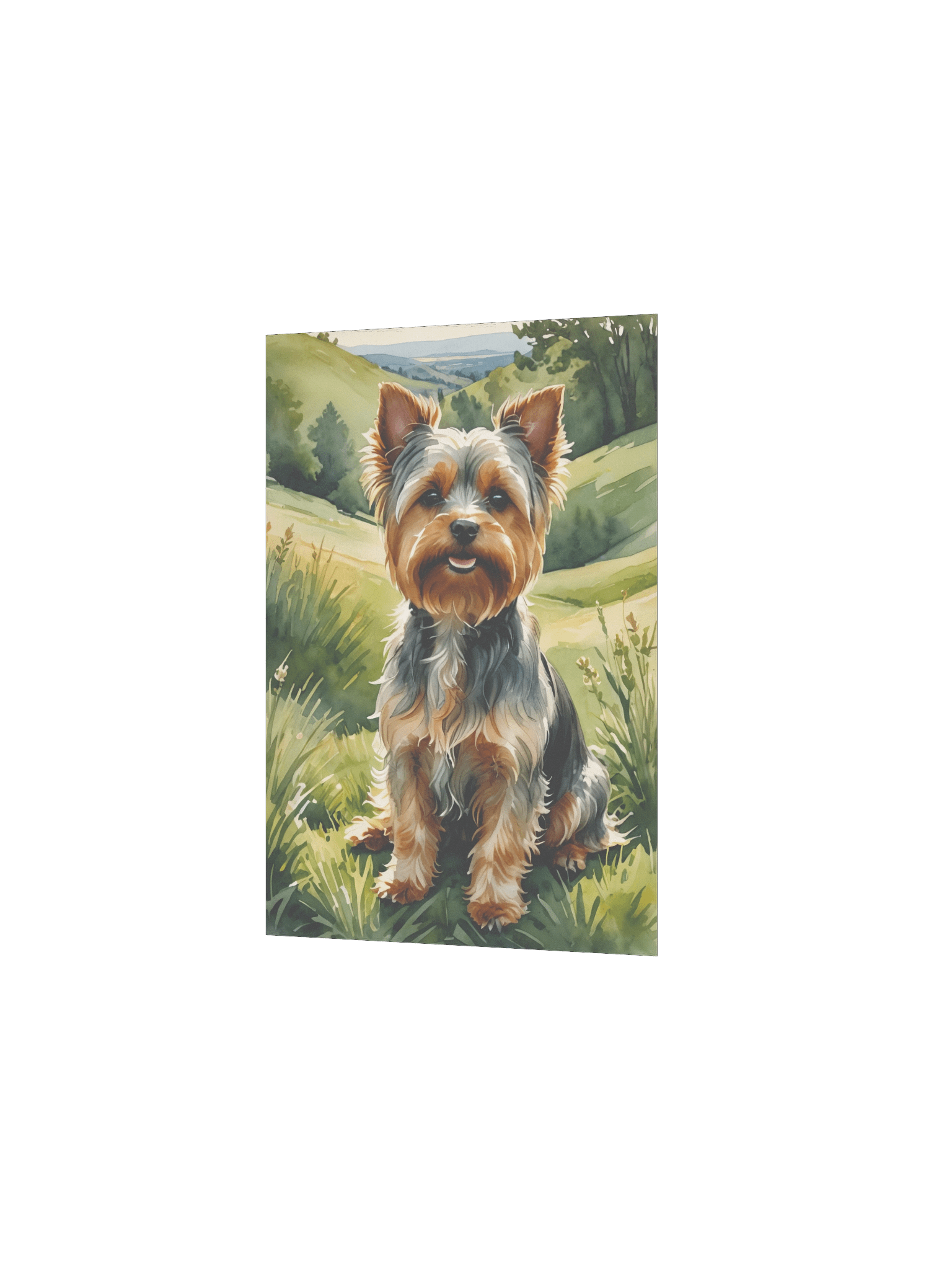 Yorkie Terrier Lover Matte Paper Poster product image (2)