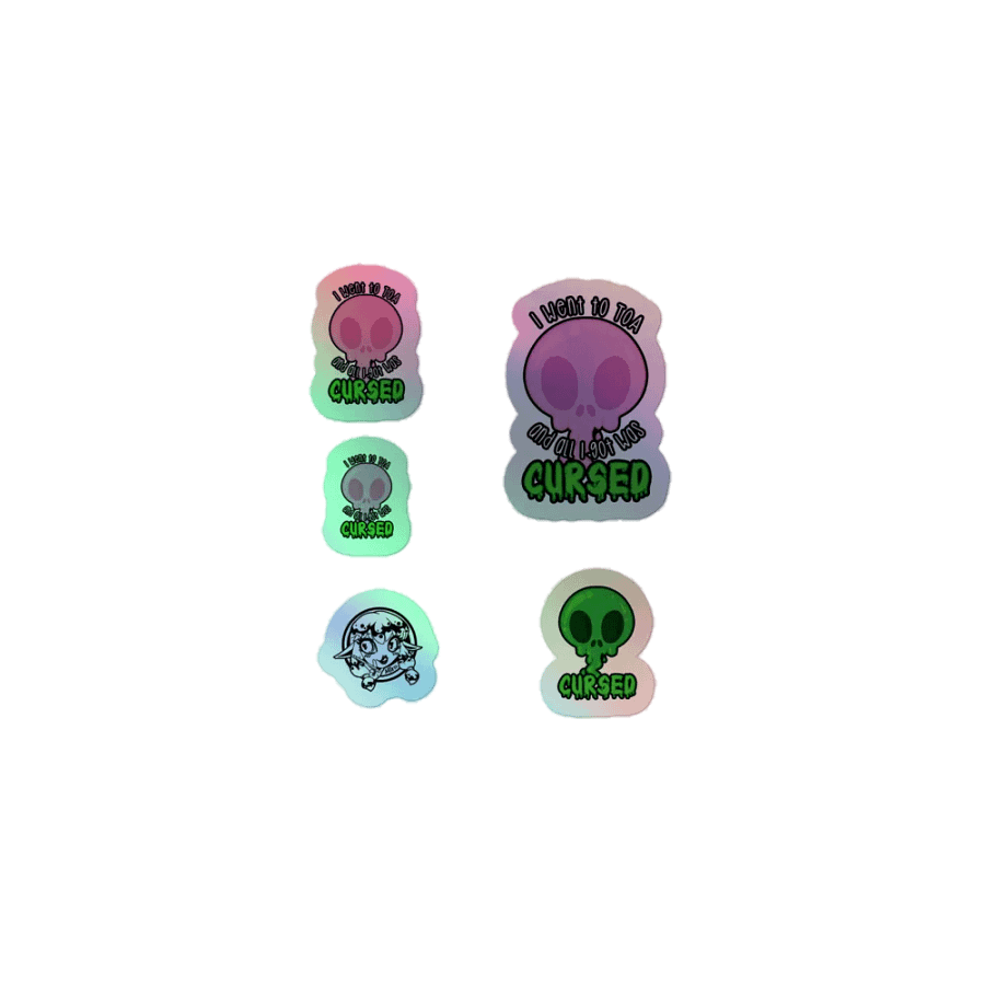 All I Got Was Cursed - Paladin - Holo Sticker Sheet product image (1)