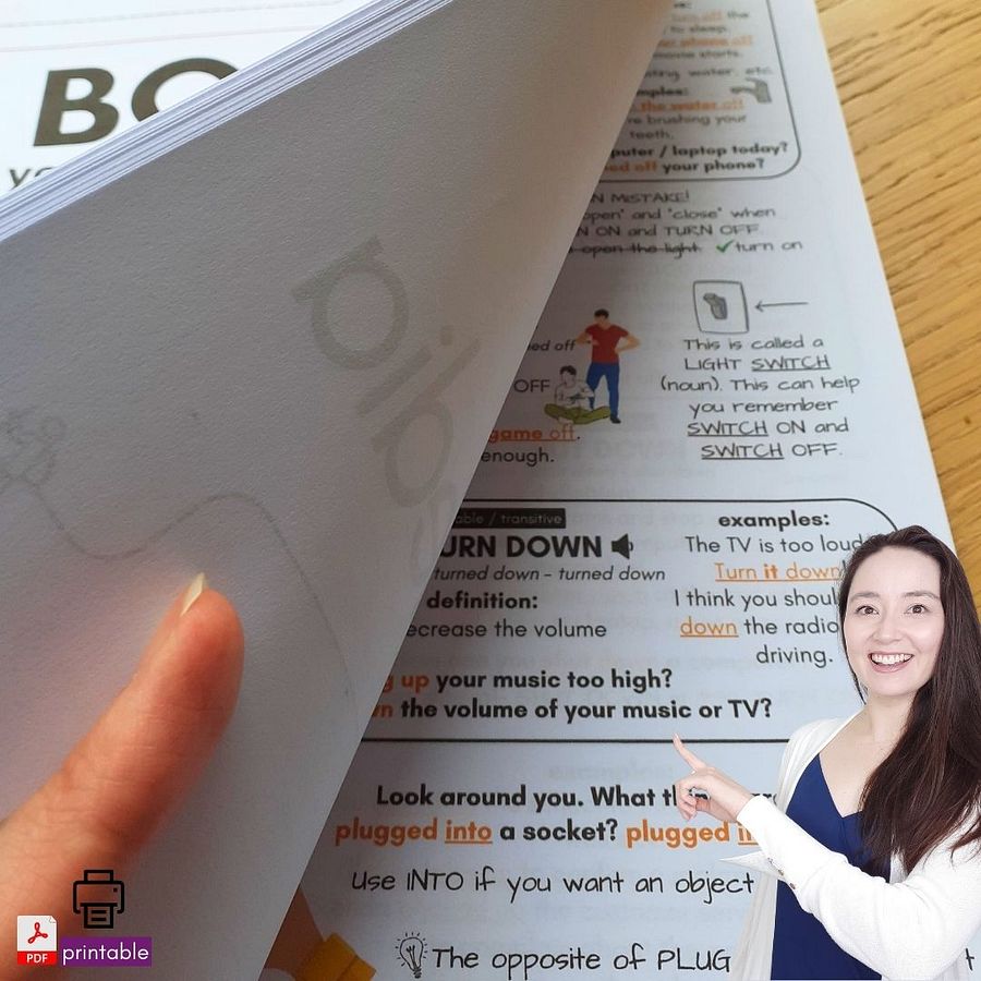(PDF + Audio) BOOK 1: Your Phrasal Verb Journey | 170 phrasal verbs that every student needs to know product image (10)