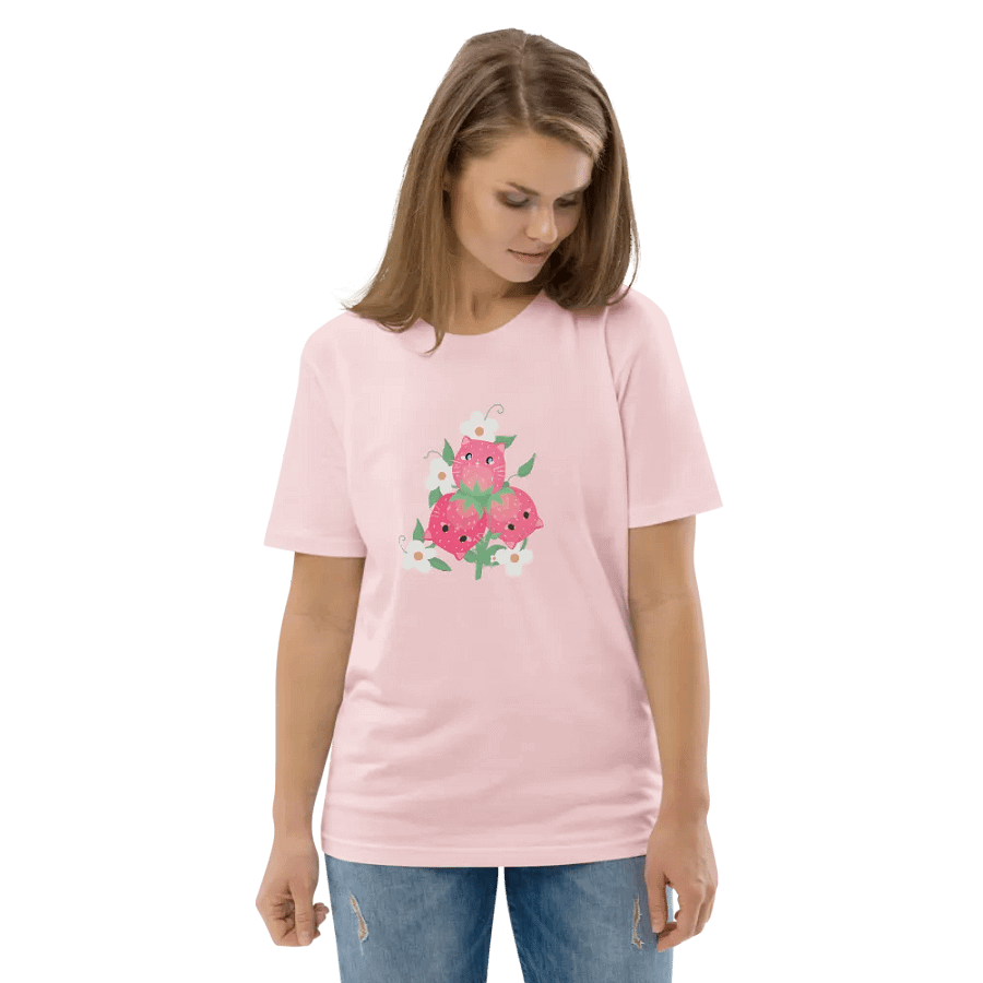 Strawberry Cat Plant Shirt product image (6)