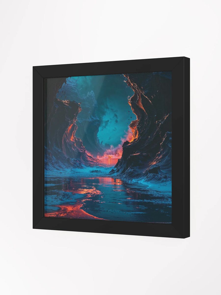 Veins of Fire, Breath of Ice Framed Print product image (13)