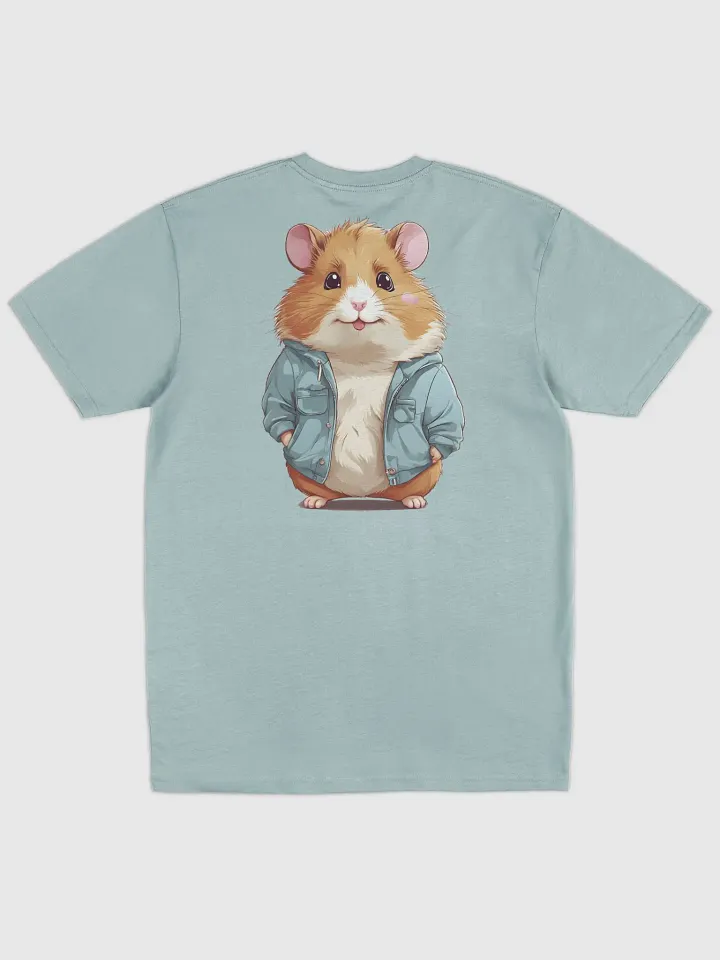 Whimsical Hamster Hoodie Illustration Tee product image (11)