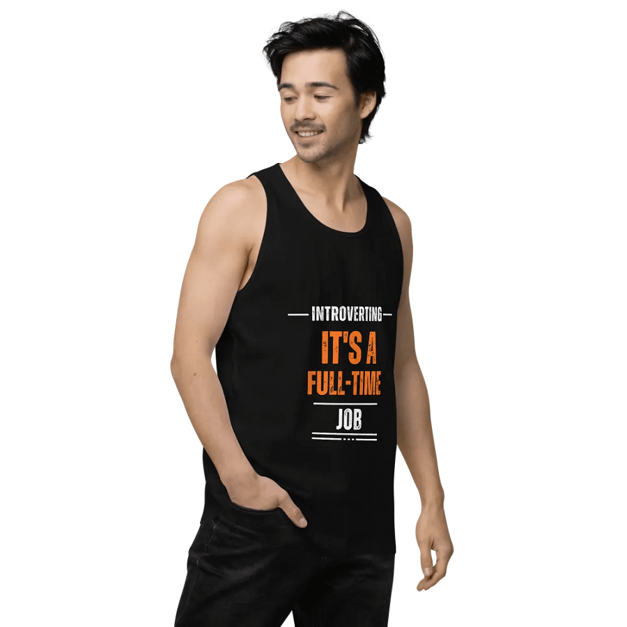 Full-Time Job Men's Tank Top product image (3)