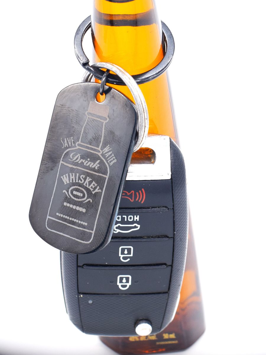 Save Water Drink Whiskey Keychain product image (3)