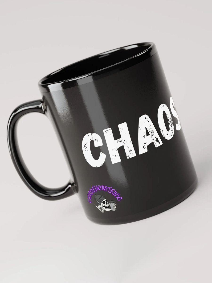 Chaos Crew Black Glossy Mug product image (1)