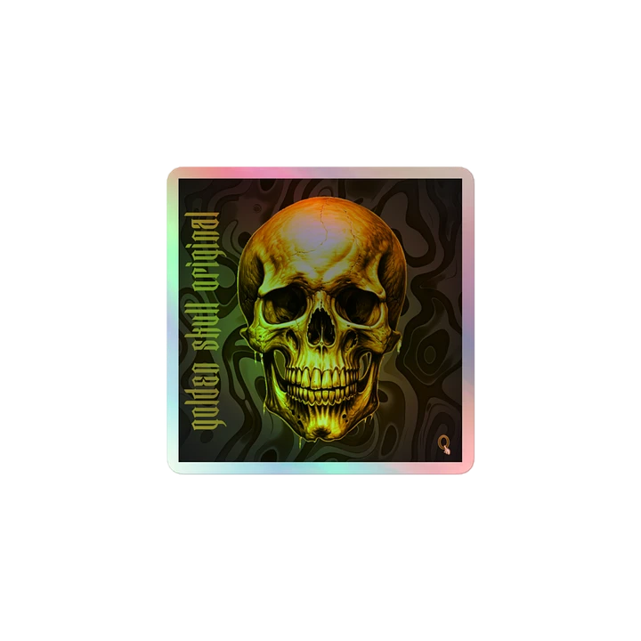 Golden Skull Member Sticker product image (1)