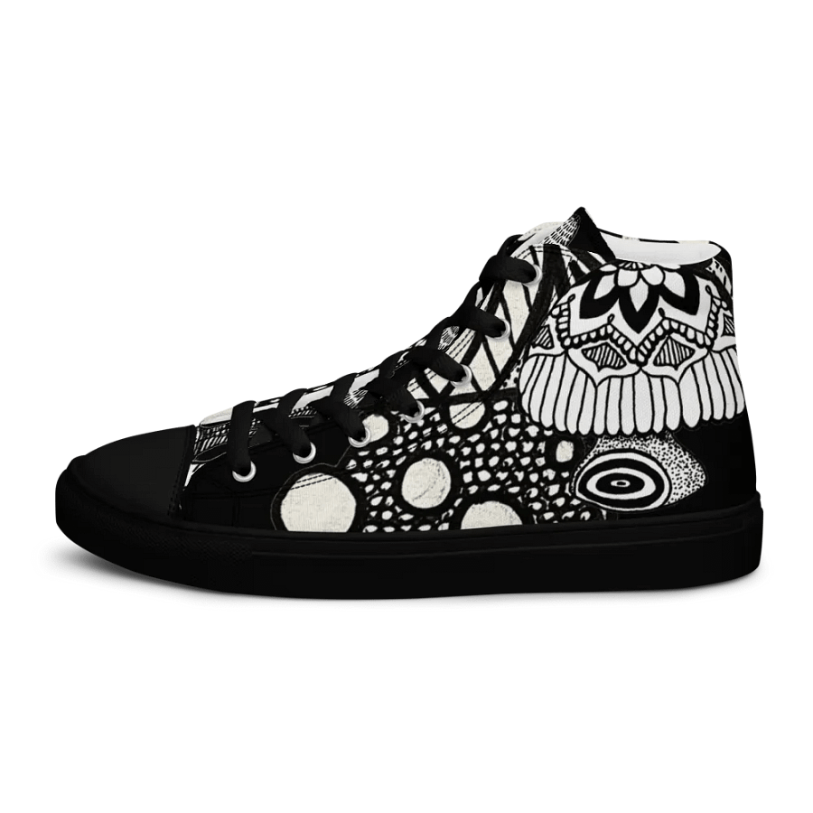 Mystical Mushroom Womens High Tops product image (9)