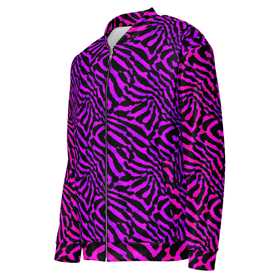 Purple Zebra Bomber Jacket product image (3)