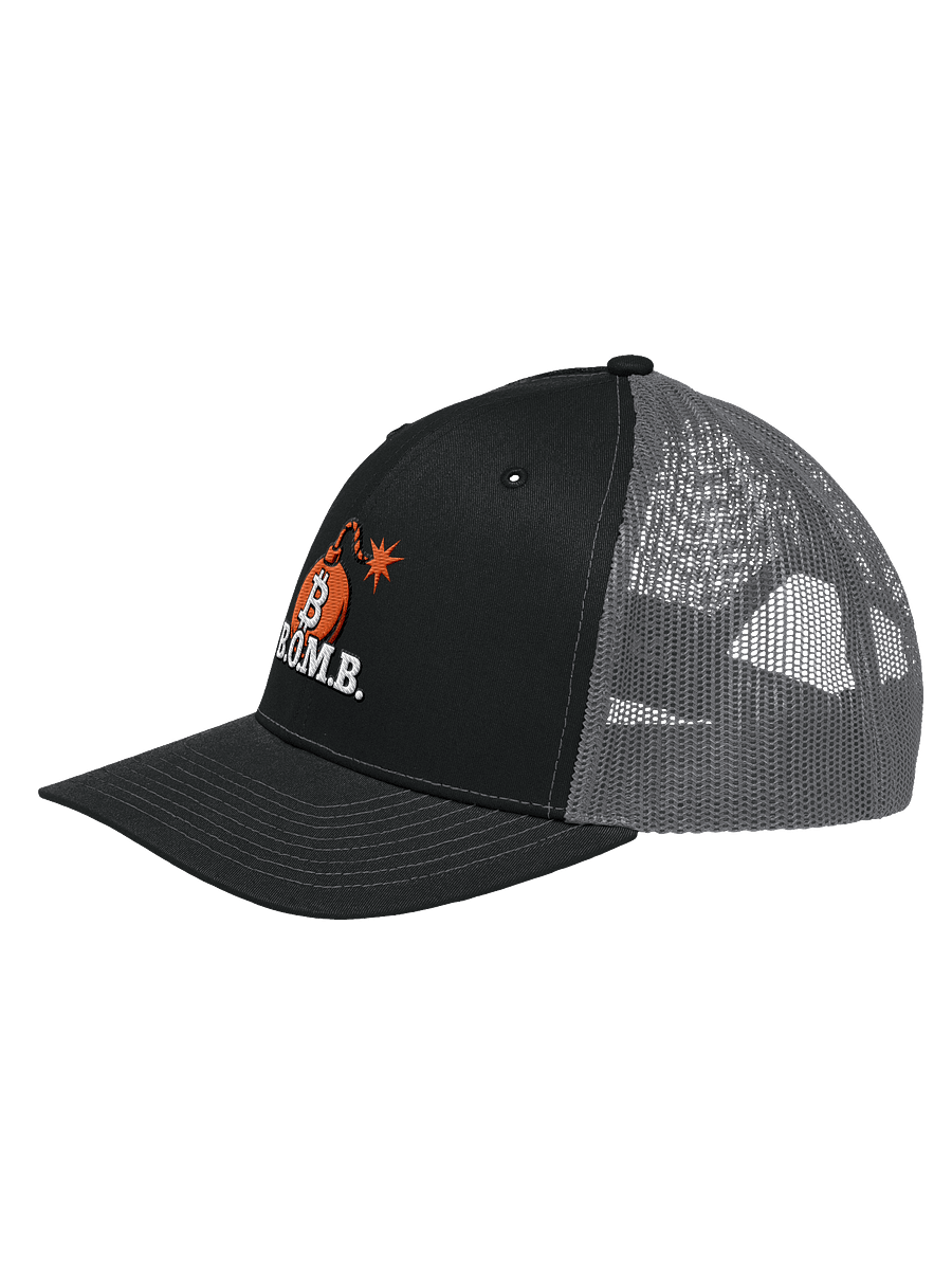 B.O.M.B. Bitcoin On My Brain! Logo Trucker product image (2)