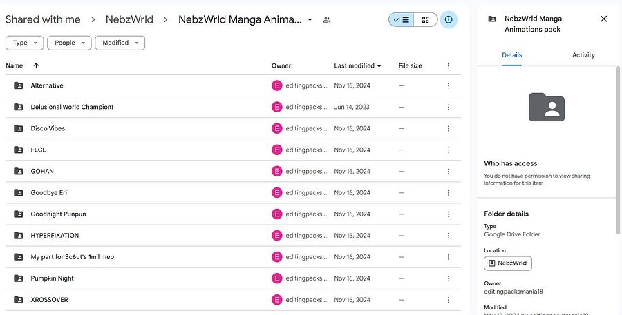 NebzWrld Manga Animations pack product image (2)