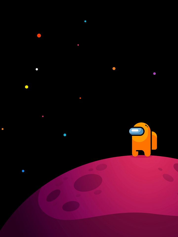 Among Us - Lonely Crewmate on a Distant Planet 4k product image (1)