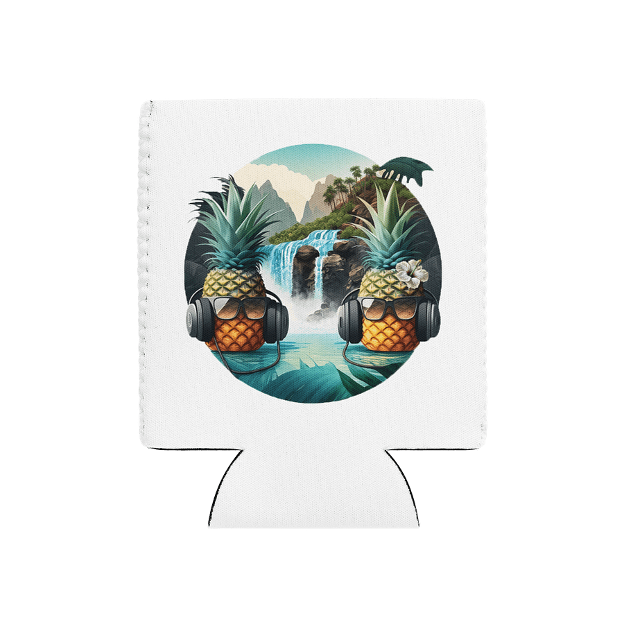 Two Pineapples Waterfall Vibes Coozie product image (1)
