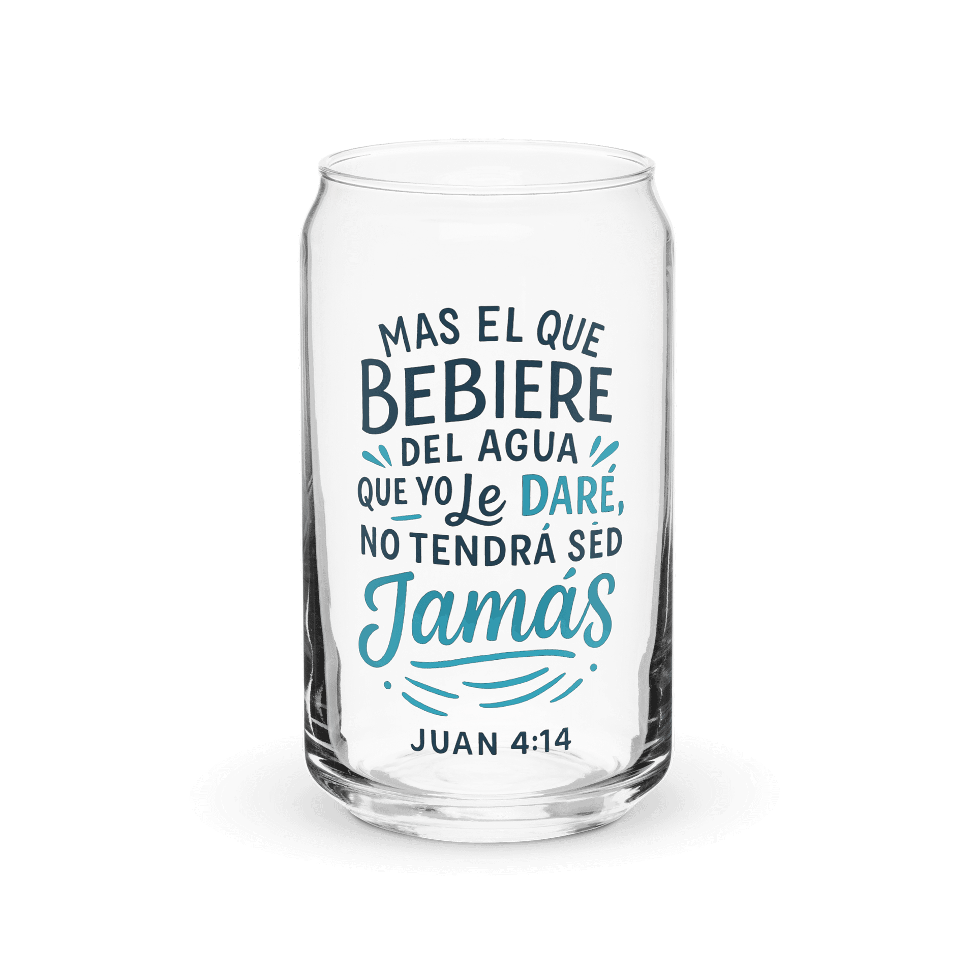 Christian Can-Shaped Glass (Spanish) – John 4:14 product image (2)