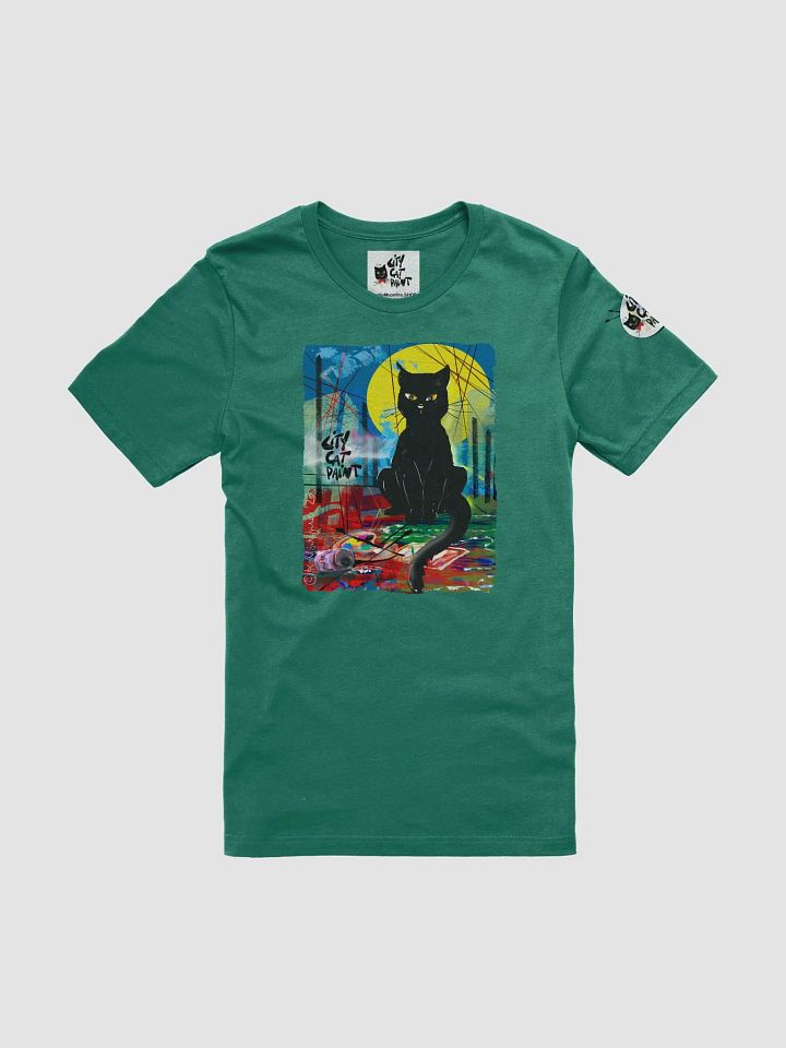 CityCatPaint 'Yellow Moon' Soft Cotton Tee product image (1)