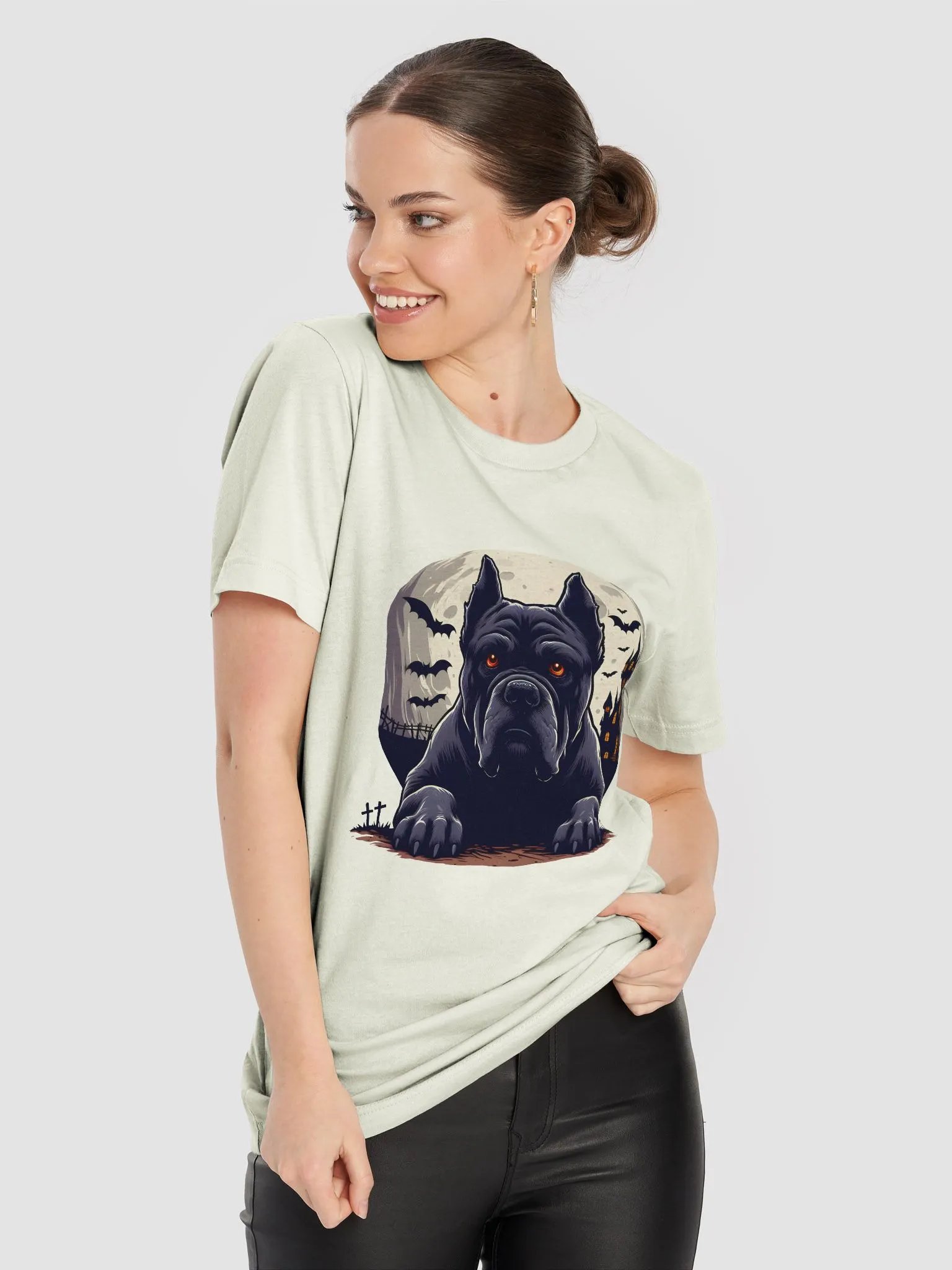 Cane Corso Witch Hat Halloween T-Shirt product image (6)