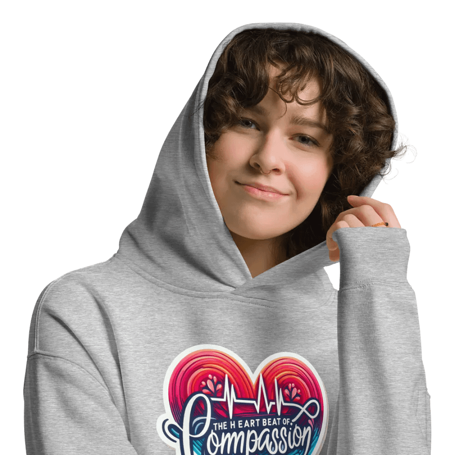 Compassion's Heartbeat Oversized Hoodie product image (39)