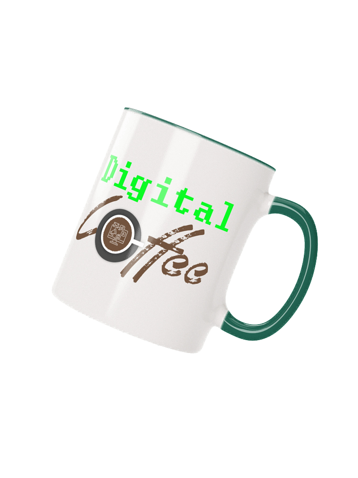 Digital Coffee Ceramic Mug - Vibrant Inside Colors product image (3)