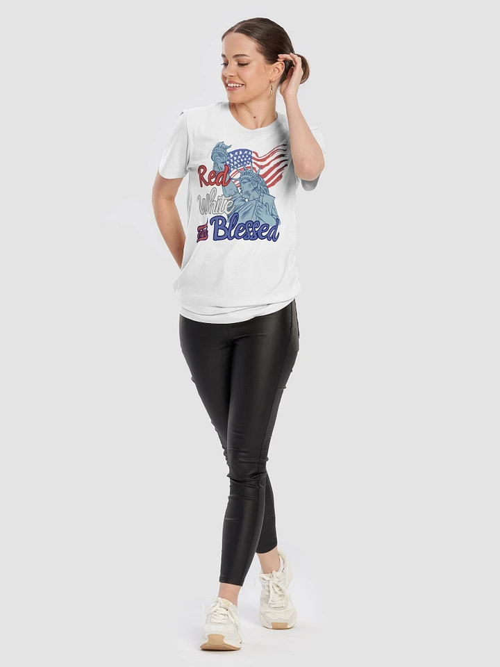 Red, White And Blessed T-Shirt product image (12)