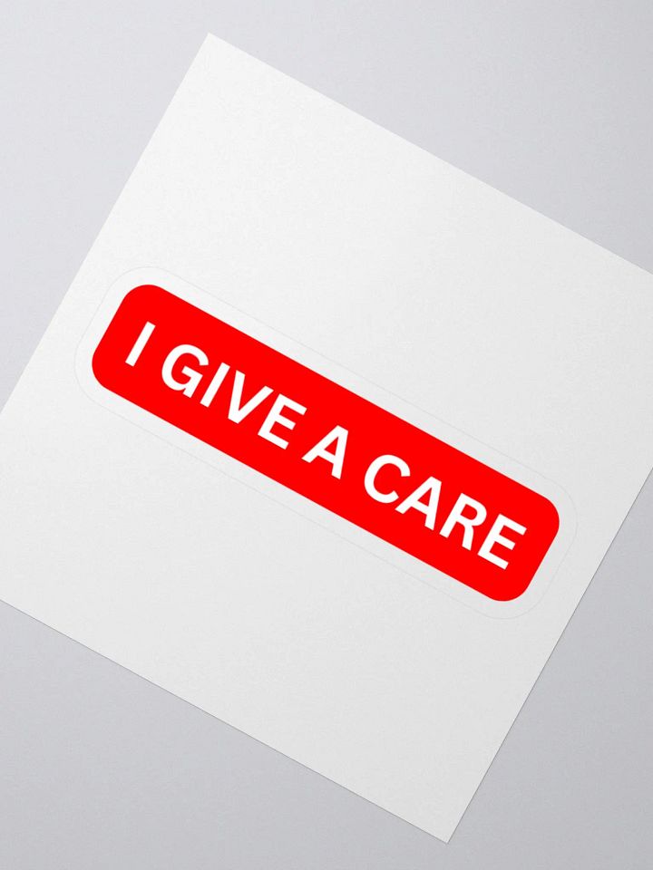 I Give a Care Sticker product image (2)