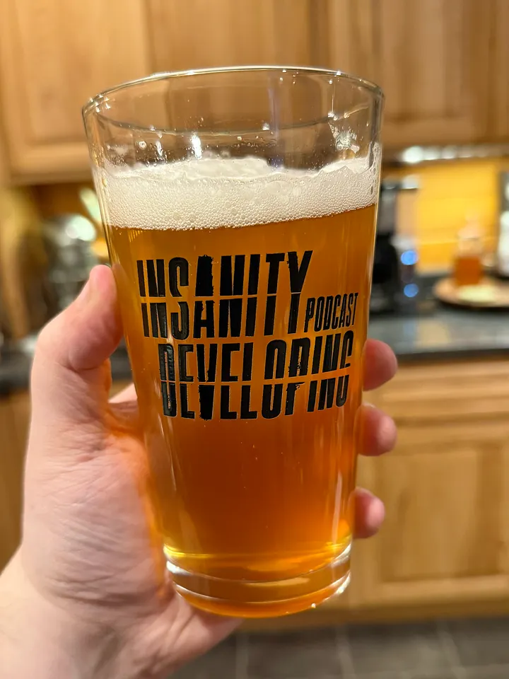 Shaker Pint Glass — Black Logo product image (1)