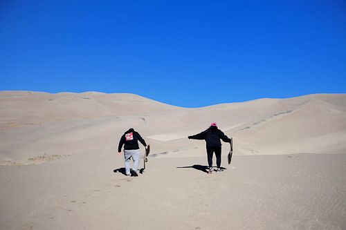 Sometimes you just need to drive 4.5 hours away and run around the largest sand formations in the country...
.
.
.
I'm really...