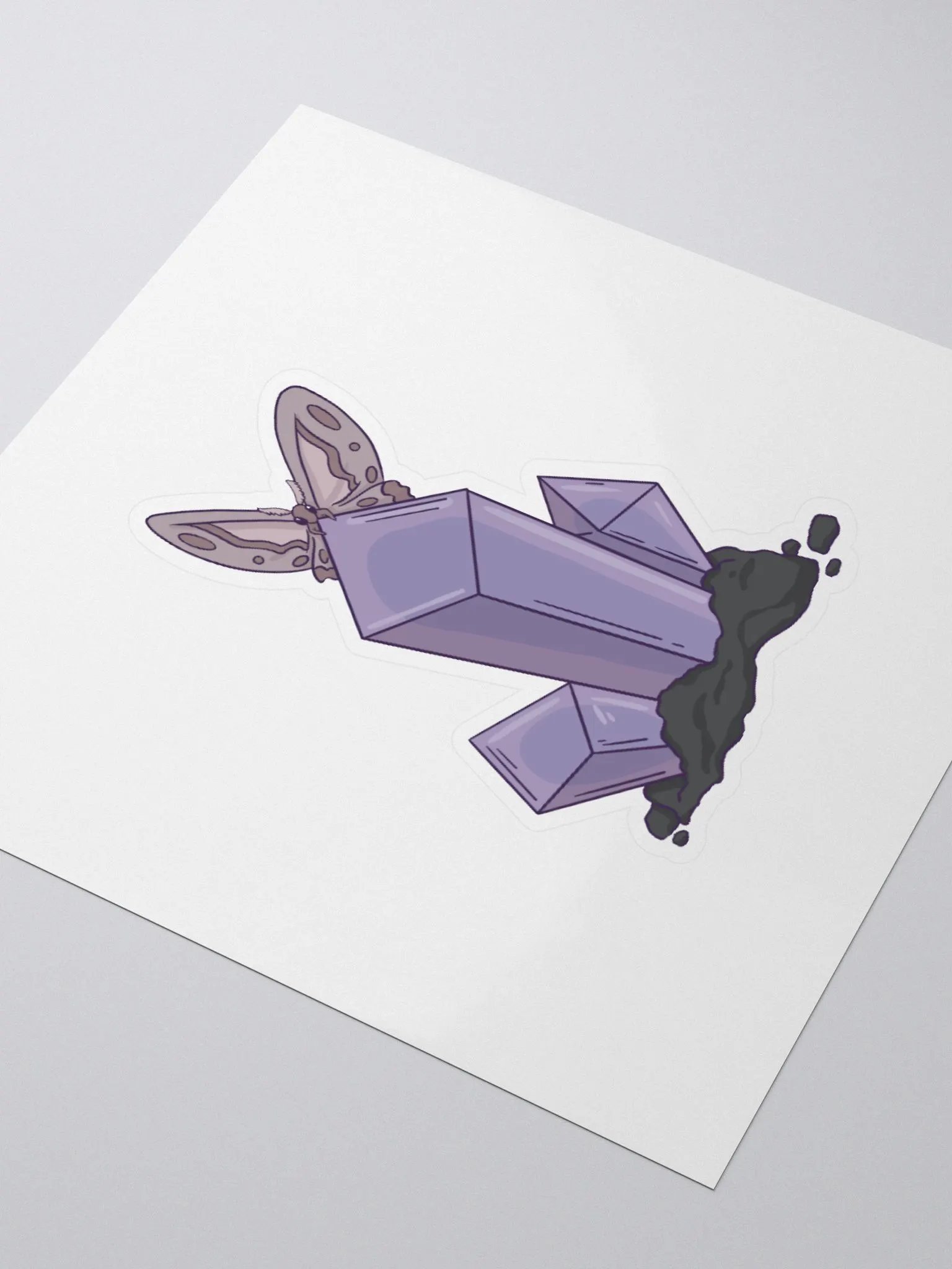 Moth Crystal Sticker product image (3)