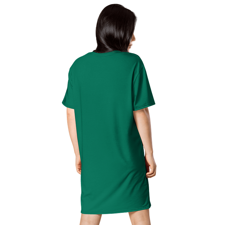 Oversized T-Shirt Dress - Lush Tropical Rain Forest, Sizes 2XS-6XL product image (2)