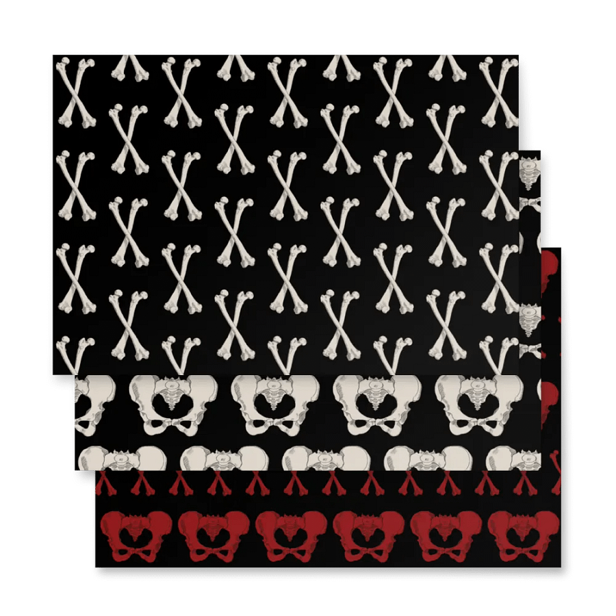 Bones wrapping paper product image (4)