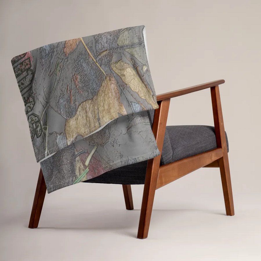 Throw Blanket - MossyOak - It Happennnns Camo product image (3)
