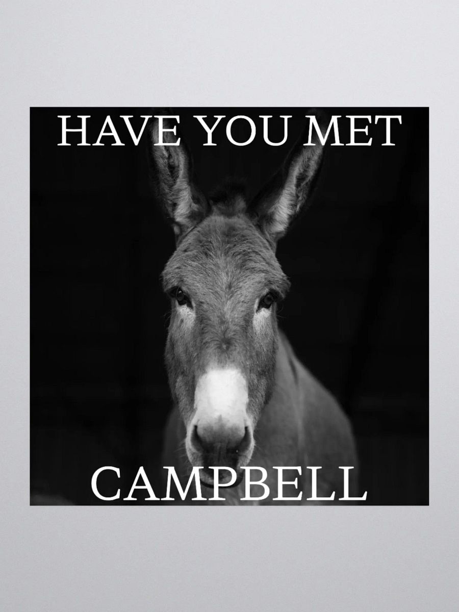 Have you met Campbell Sticker product image (2)
