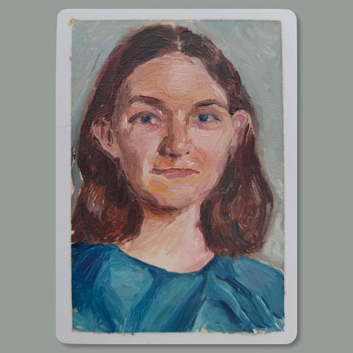 Carrie.

A bit more of a classical look which was nonetheless fun to paint. 

Oil on card, 64x89mm/2.5x3.5in

#painting #art ...