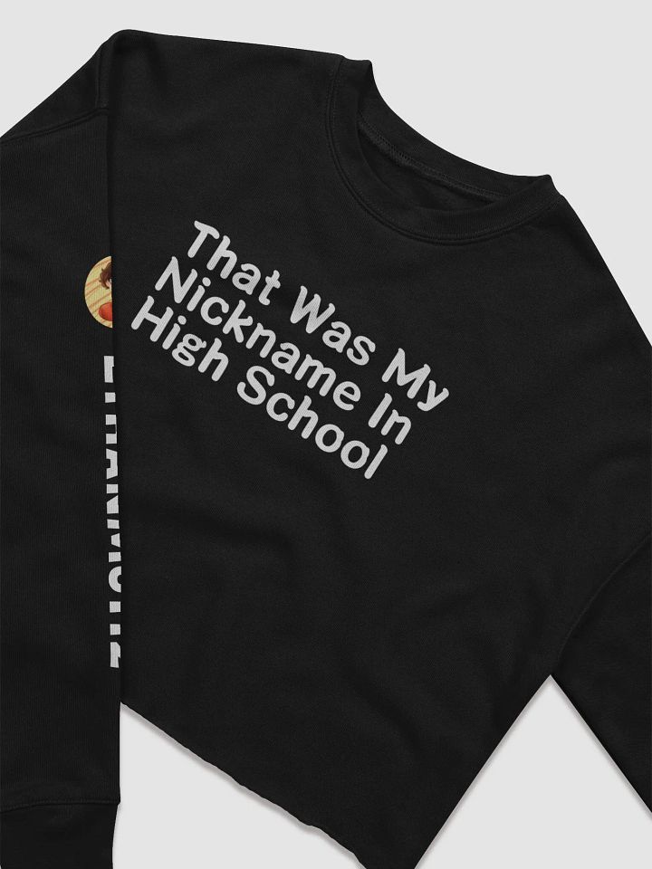 Nickname In High School Cropped Sweatshirt product image (2)