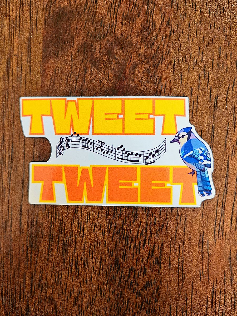 Tweet Tweet! Die-Cut Sticker product image (1)
