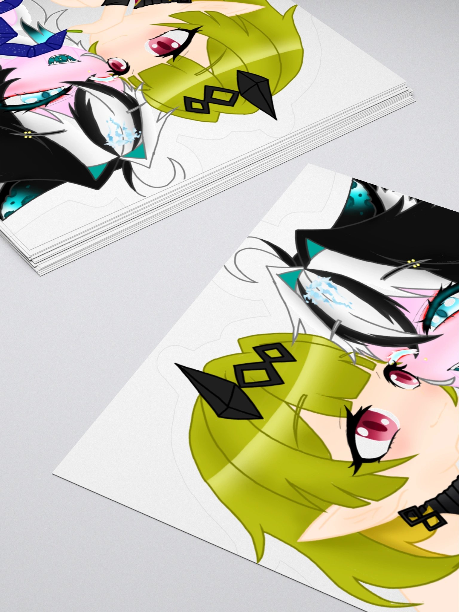 Jyuka and Mimi Kiss Cutt Sticker product image (15)