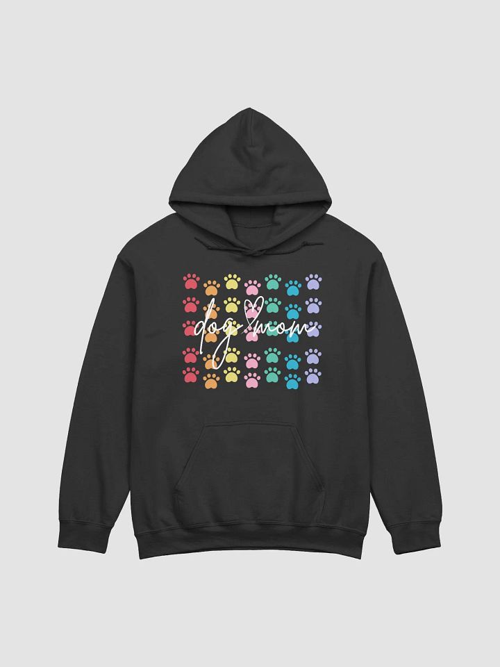 Dog Mom Multicolor Repeated Letter Hoodie Design2 product image (2)