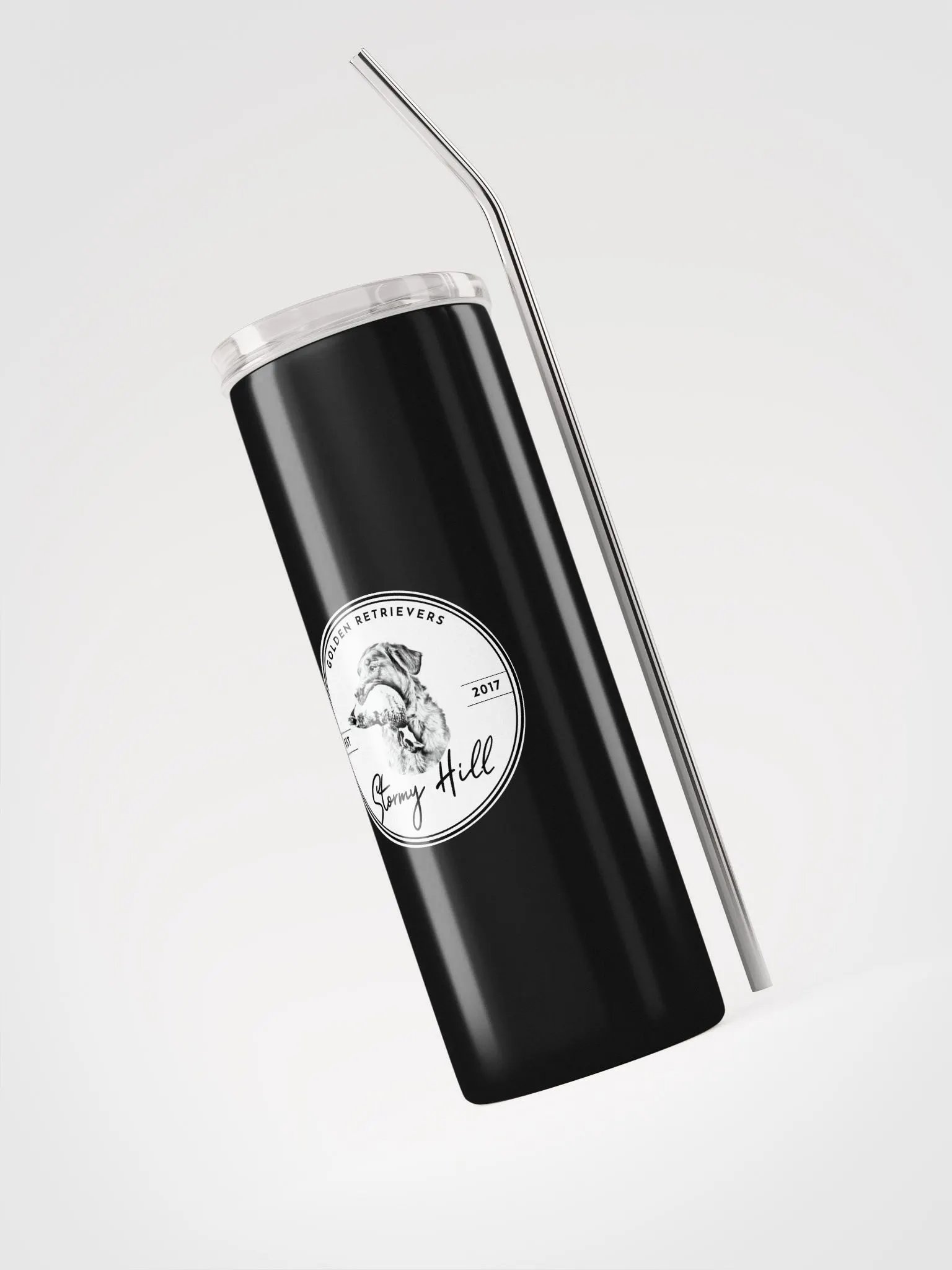 Stainless steel logo tumbler product image (3)
